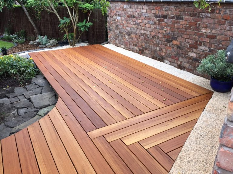 Deck terasa lemn Garapa