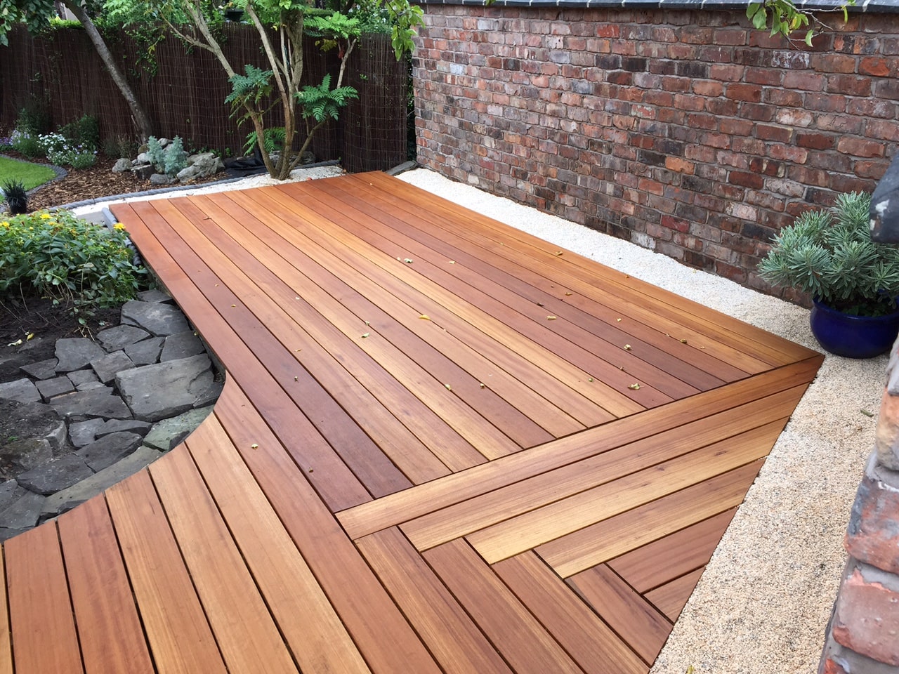Deck terasa lemn Garapa